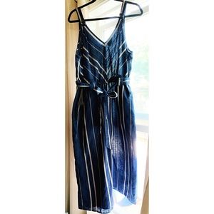 Universal Thread // Tie-Waist Romper// Blue